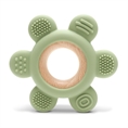 Massaggiagengive in Faggio e Silicone “FIORE” Fresh GREEN